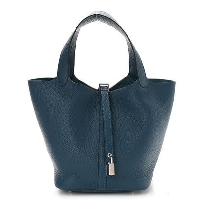 Hermes Taurillon Clemence Picotin Lock 22 MM Colvert 1 of 11