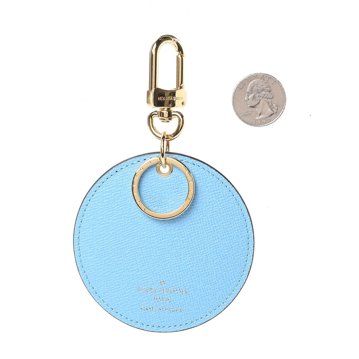 Damier Ebene Illustre Manchot Bag Charm Key Ring