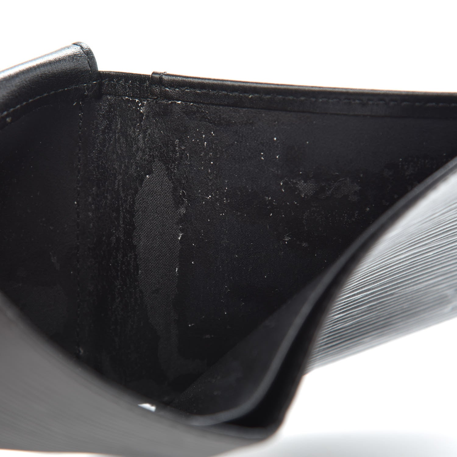 Louis Vuitton Epi Porte-Billets Cartes Credit Monnaie Wallet Black 11 of 12