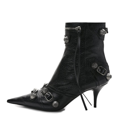Balenciaga Agneau Arena Cagole 70mm Ankle Boots 39 Black 1 of 9
