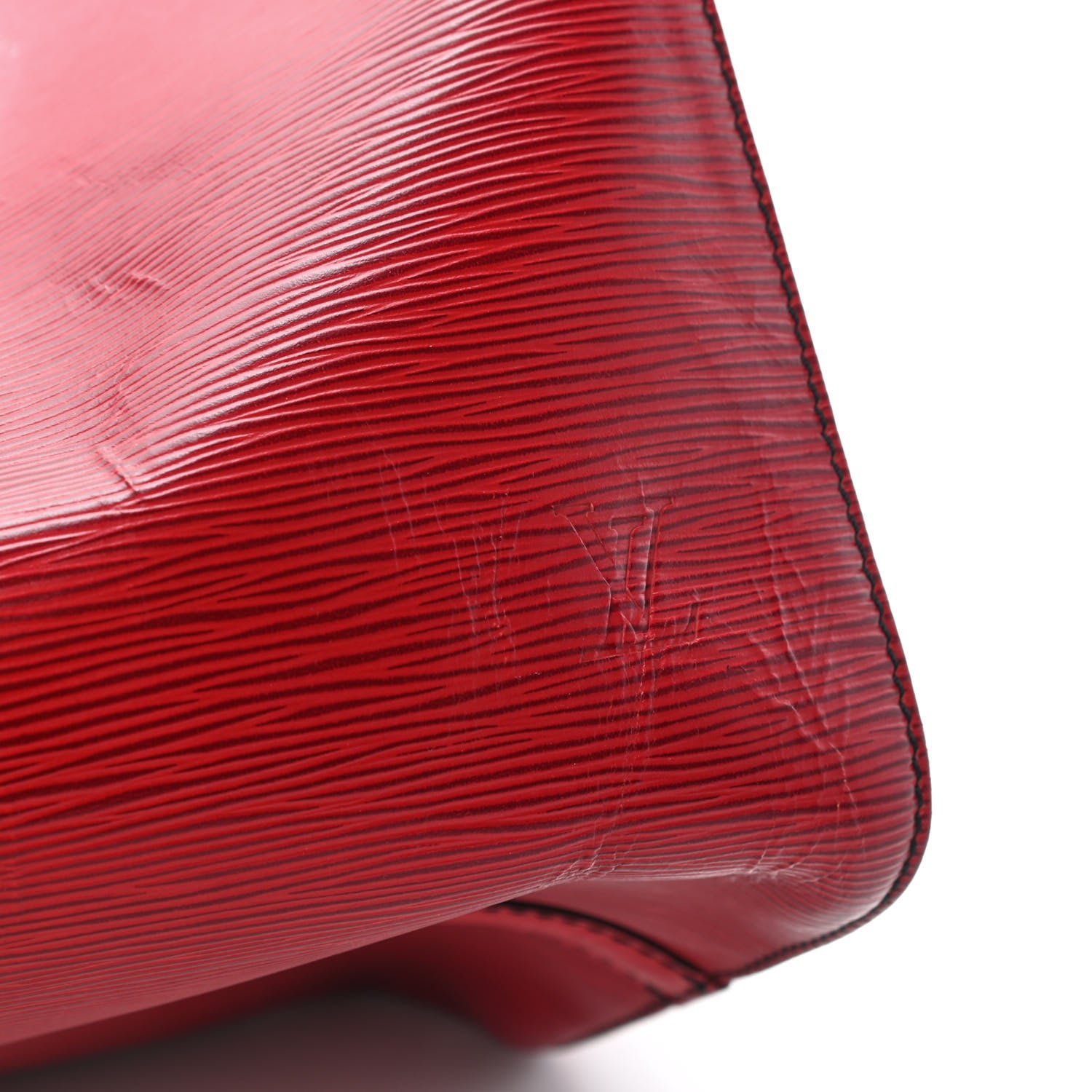 Louis Vuitton Epi Keepall 45 Castillan Red 10 of 12