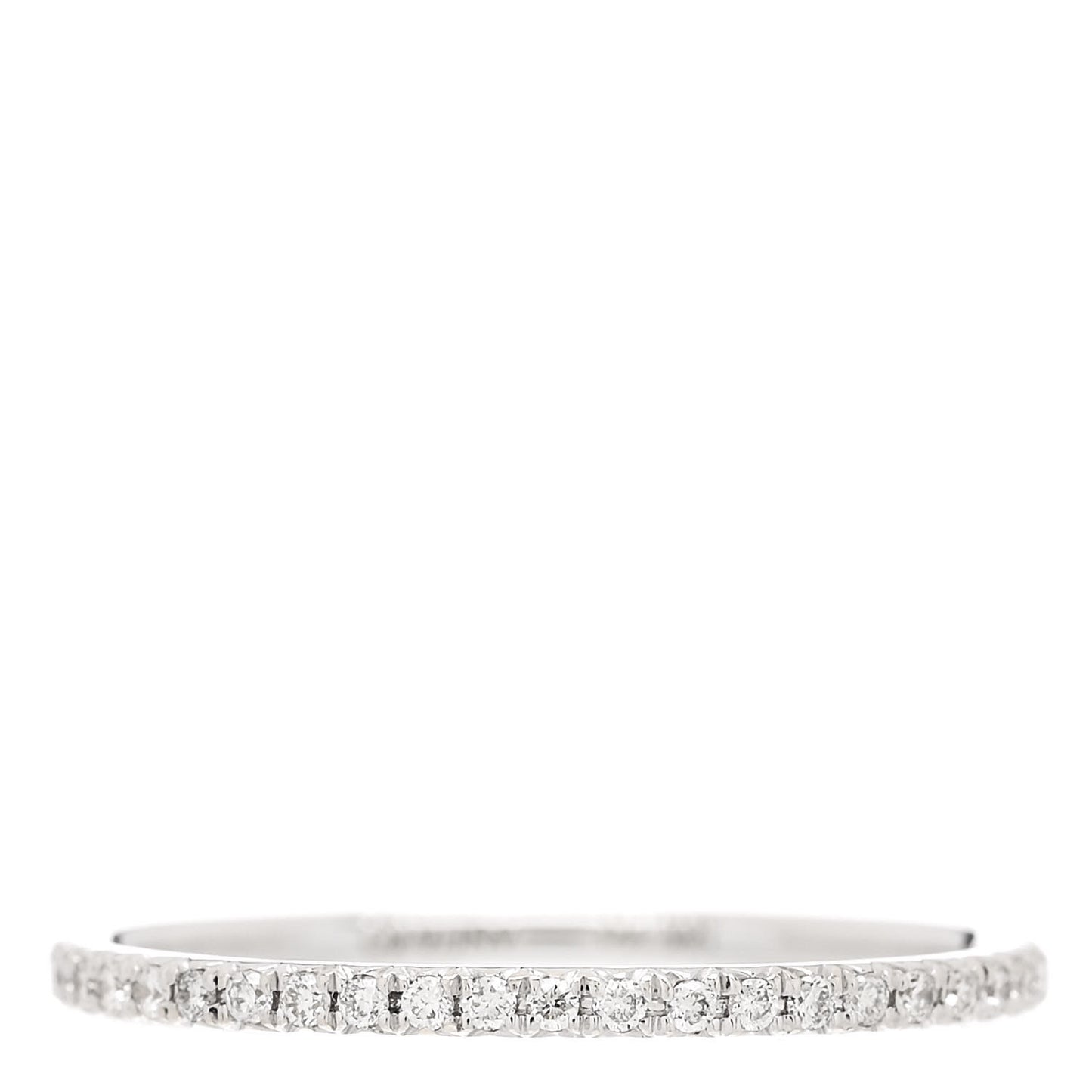 18K White Gold Diamond Eternity Ring 53 6.5