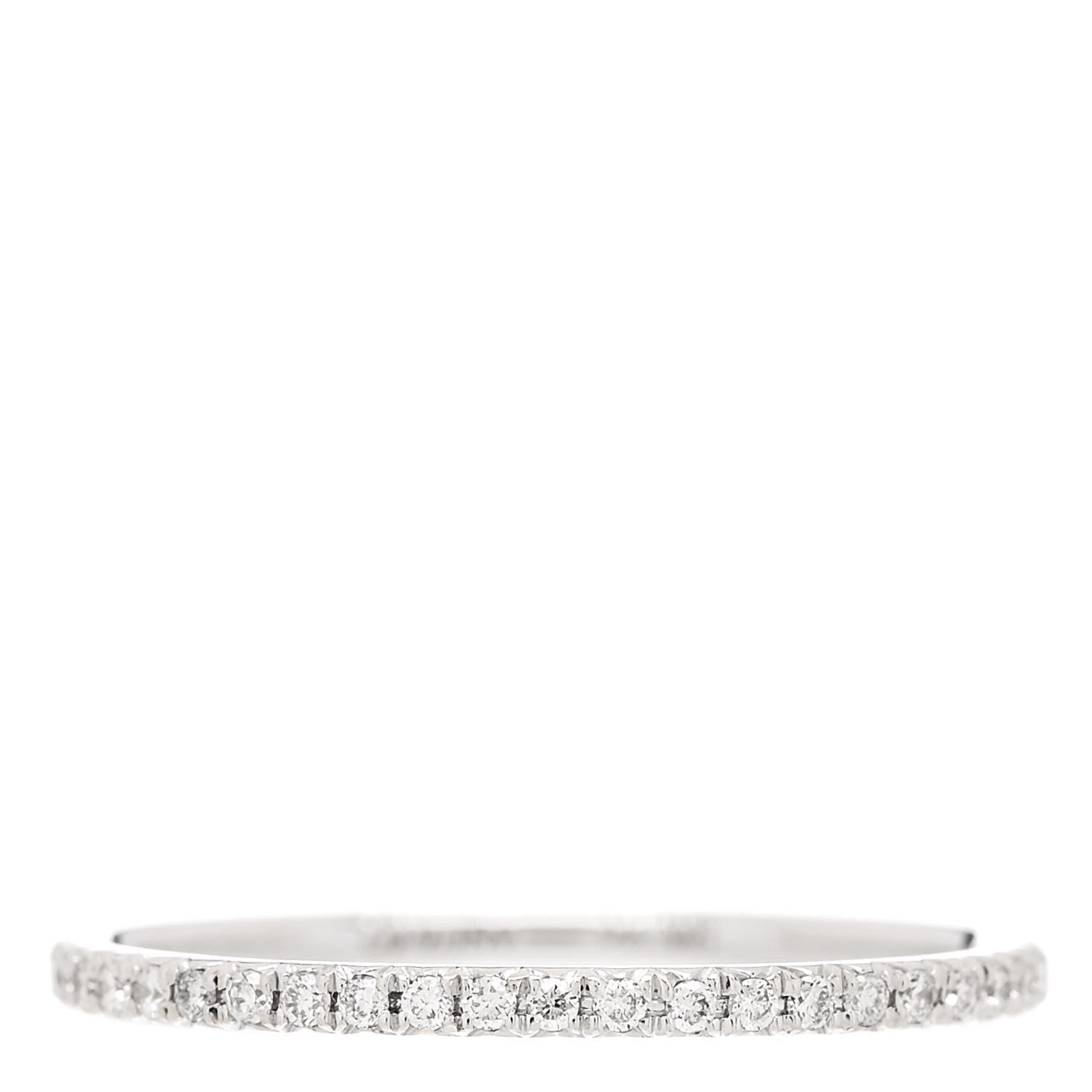 Anita Ko 18K White Gold Diamond Eternity Ring 53 6.5 1 of 4