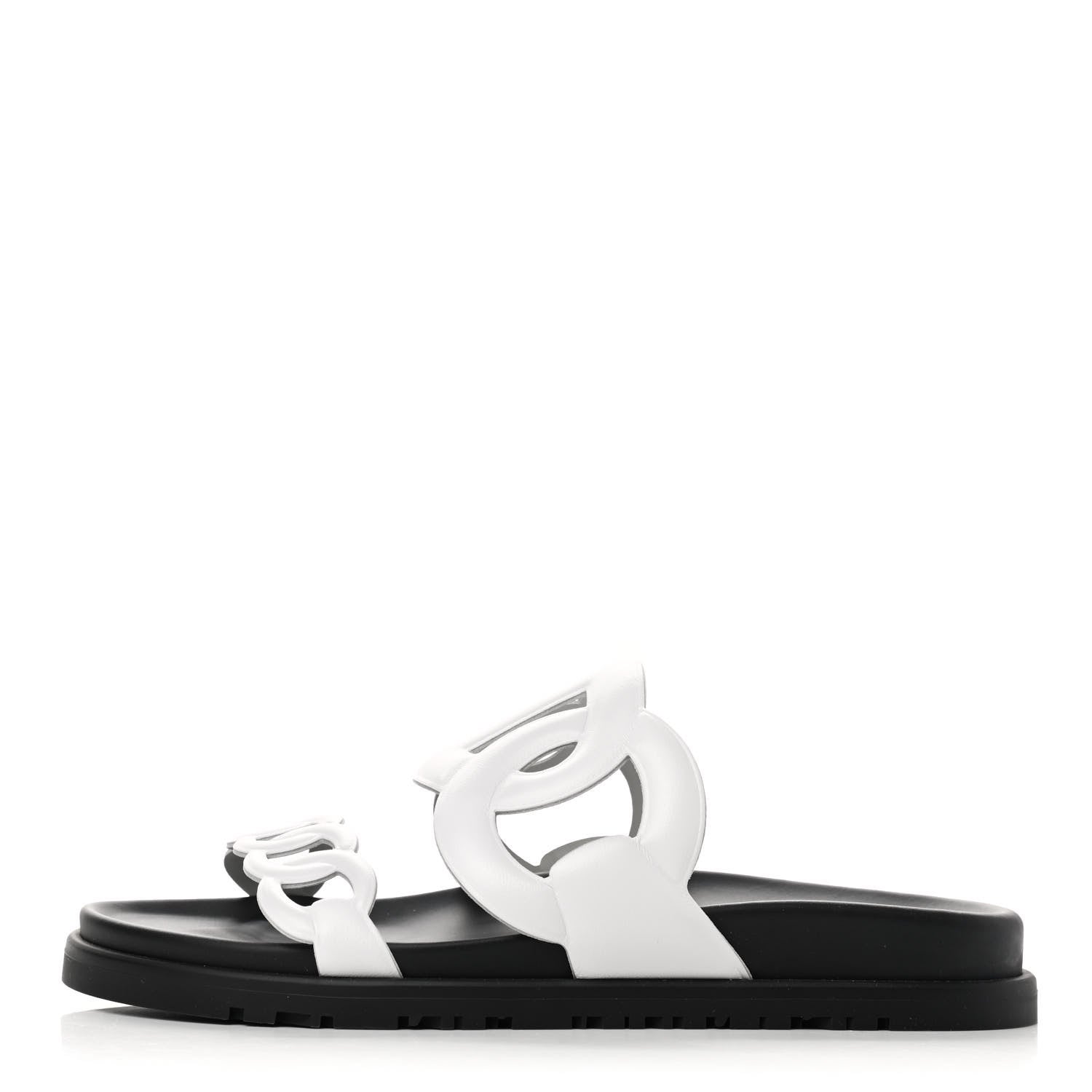Hermes Nappa Womens Extra Sandals 36 White 1 of 9