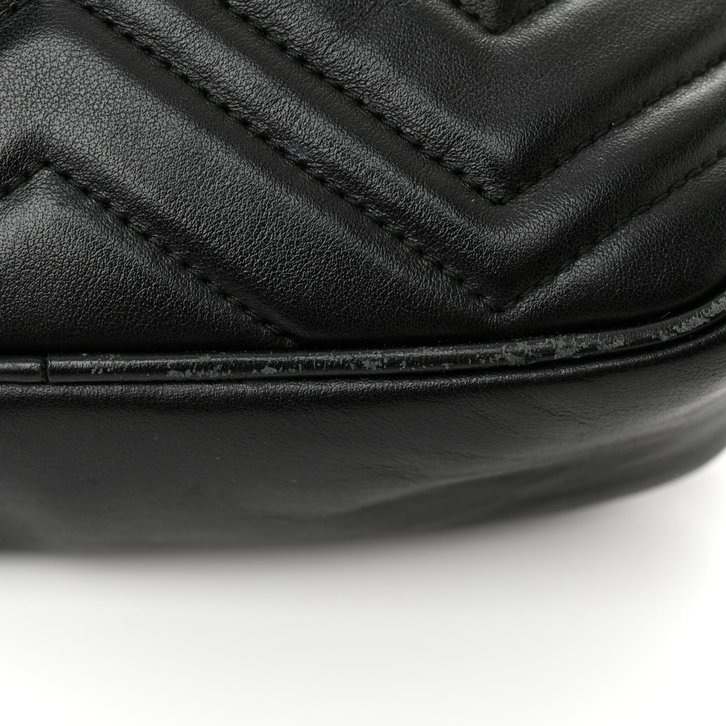 Calfskin Matelasse GG Marmont Travel Bag Black