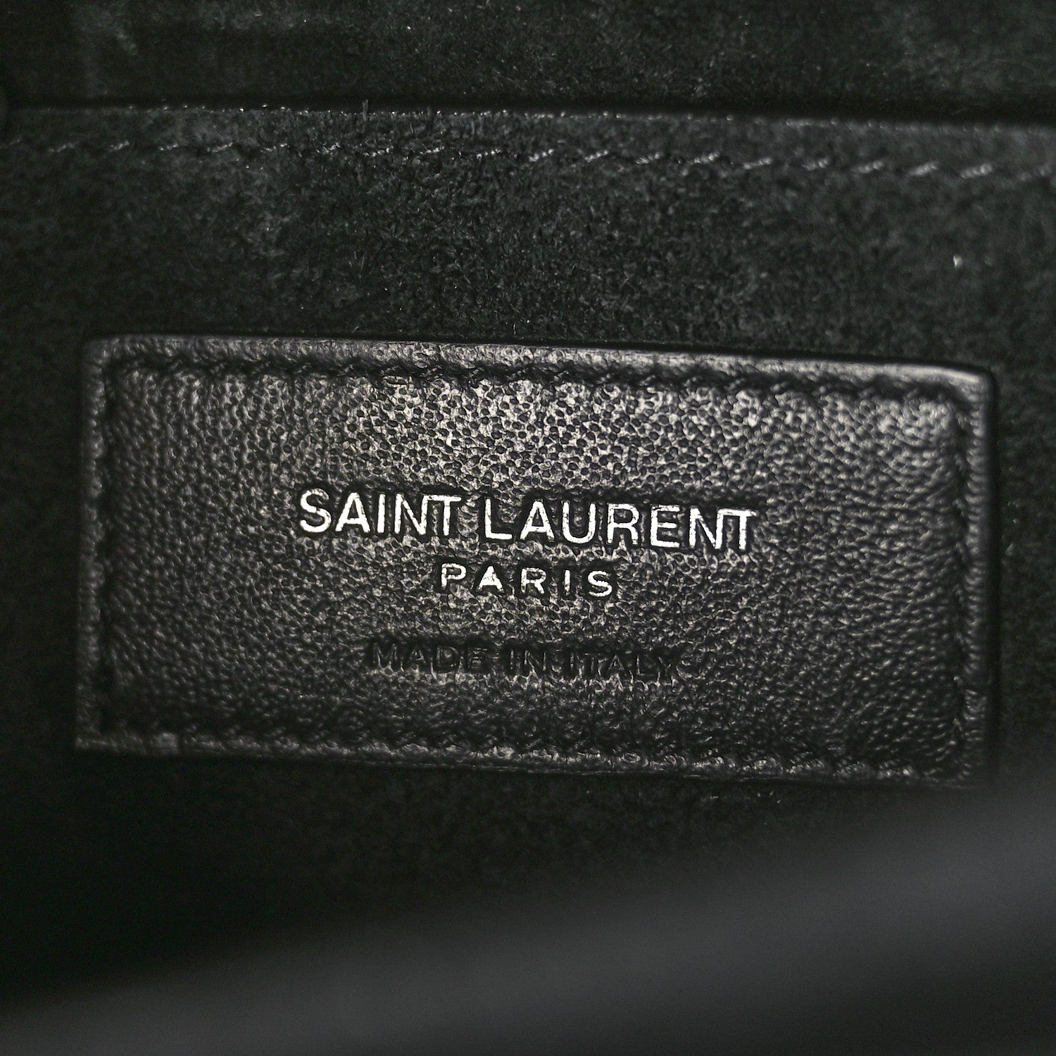 Saint Laurent Calfskin Medium Monogram Sunset Black 8 of 11