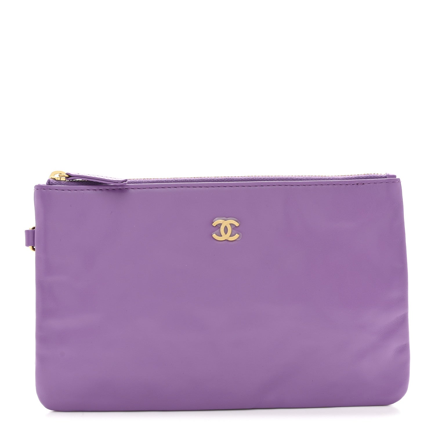 Chanel Shiny Calfskin Chanel 22 Removable Pouch Purple 1 of 6
