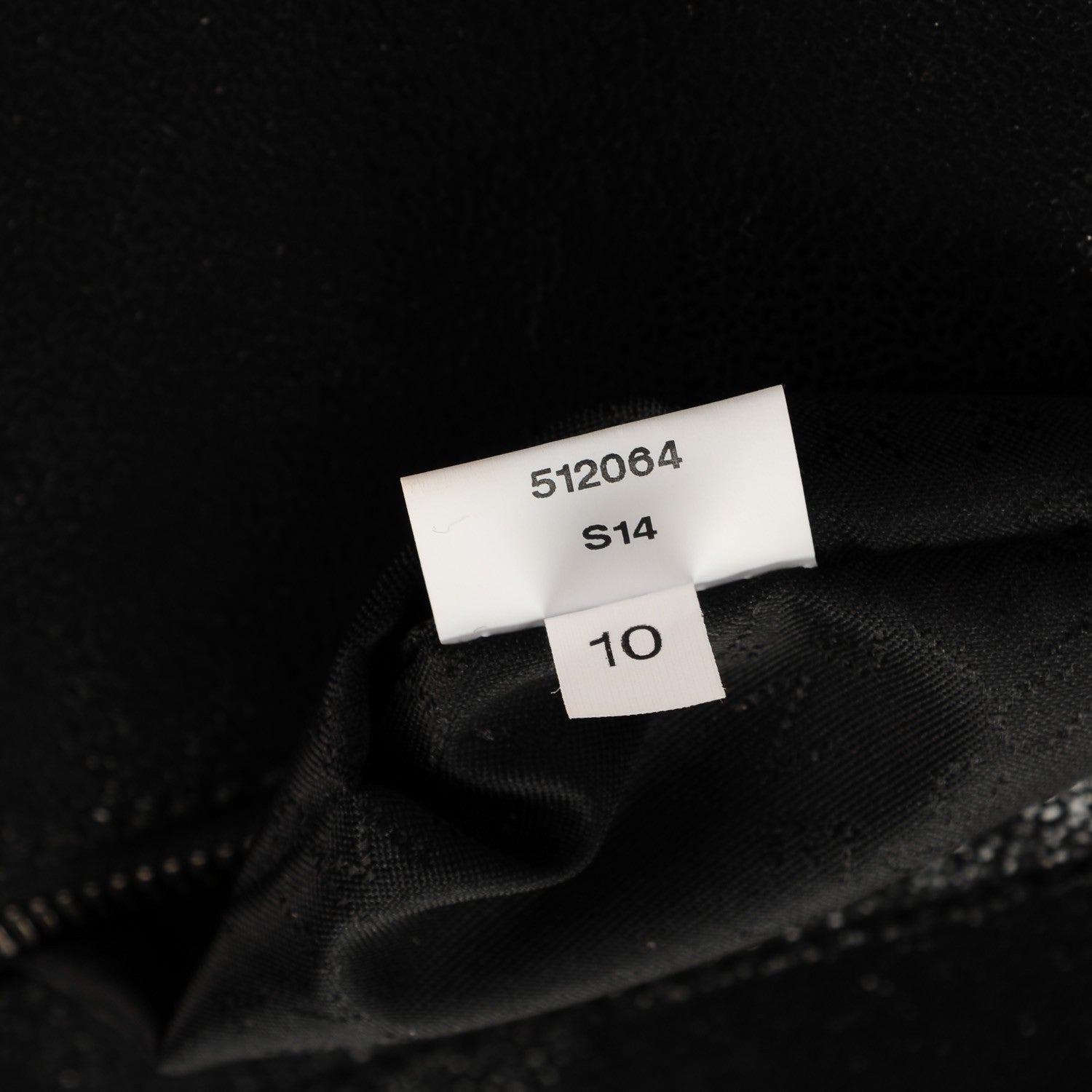 Stella McCartney Shaggy Deer Embellished Falabella Fold Over Clutch Black 10 of 11