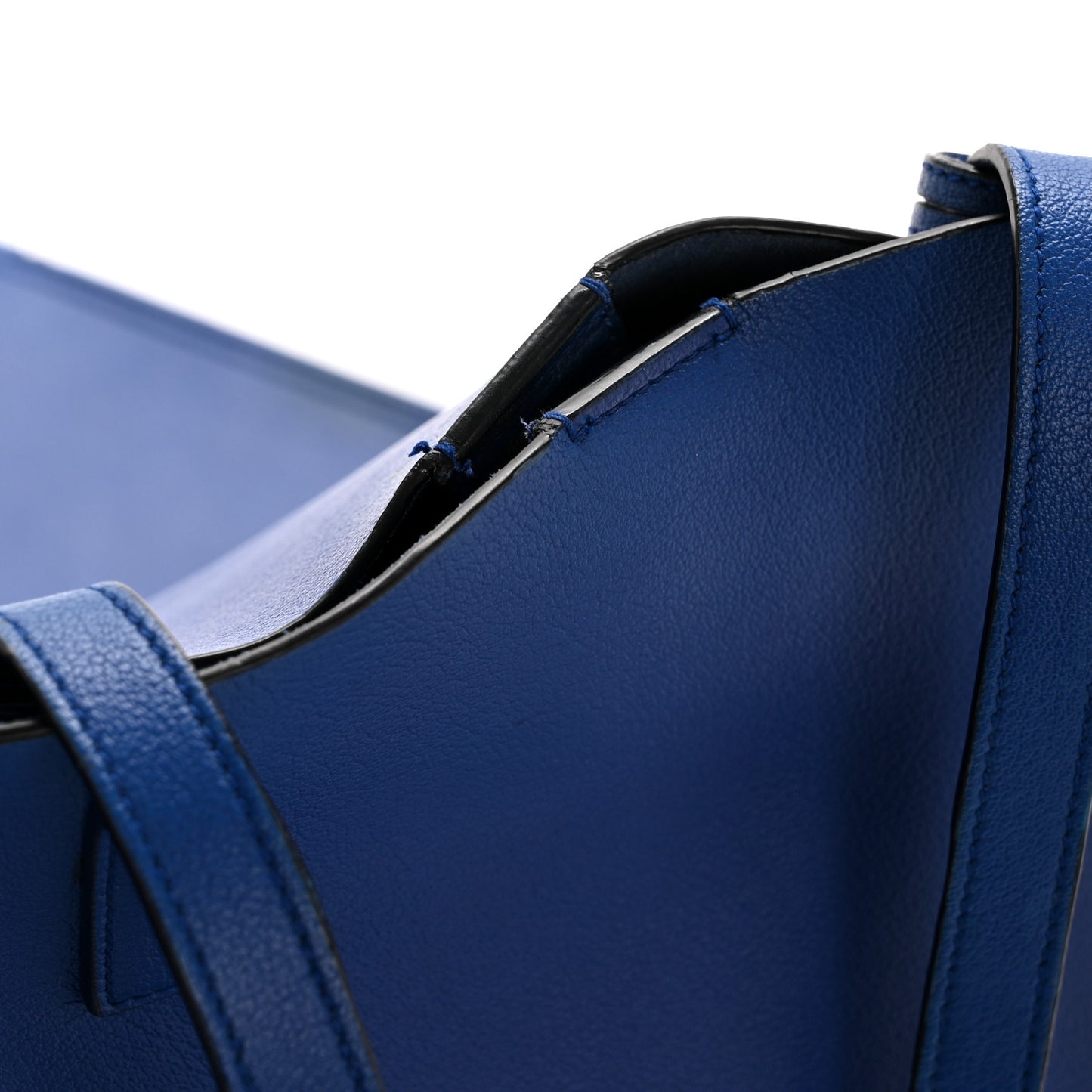 Calfskin Large Shopping Tote Ultramarine