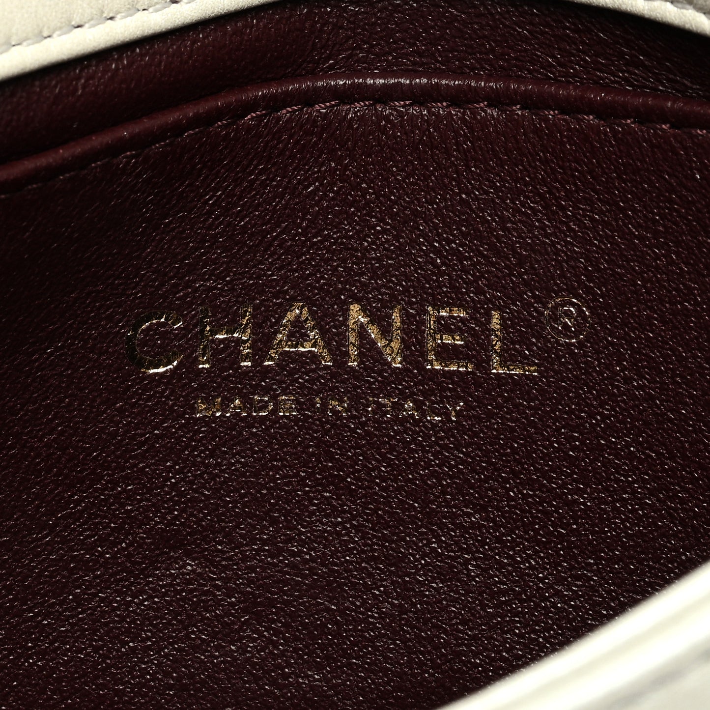 Lambskin Pearls Flap White