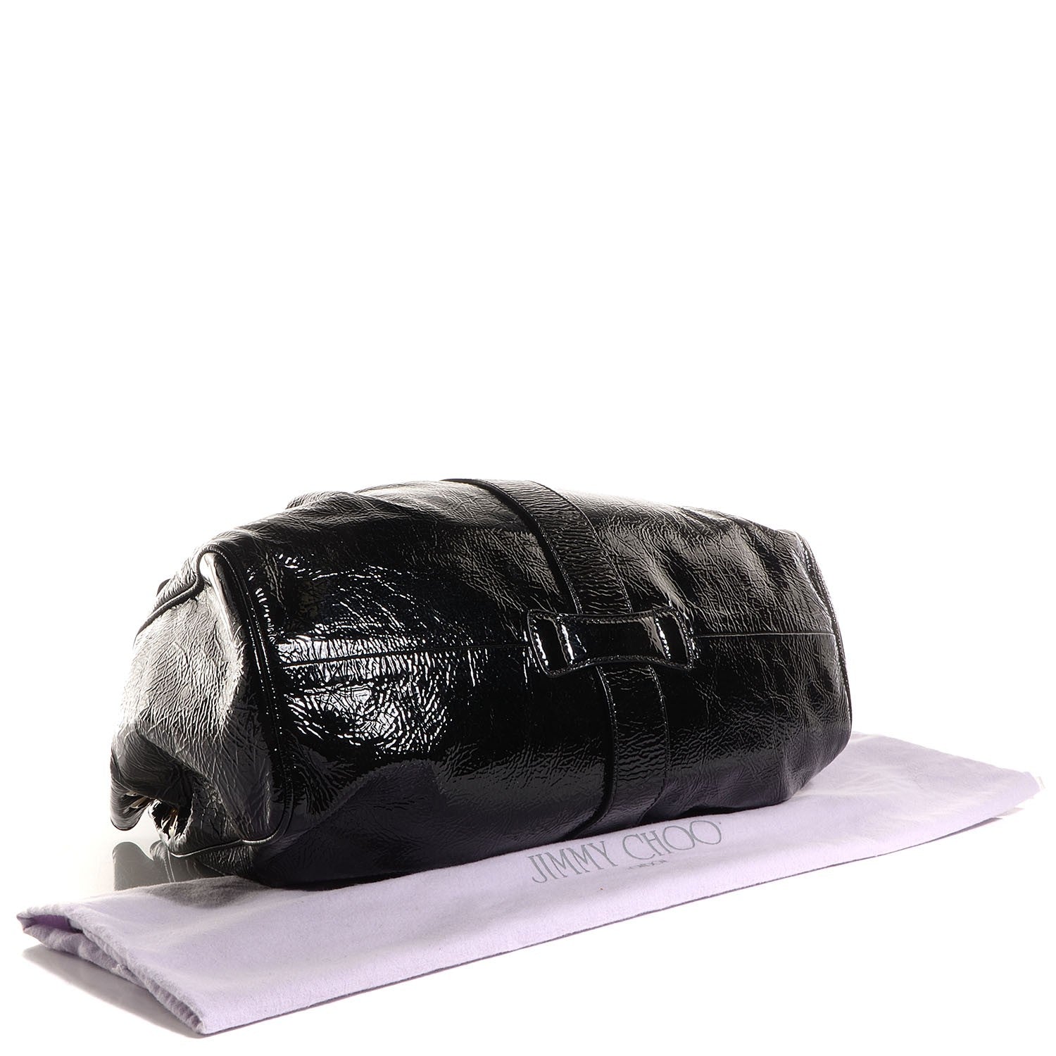 Jimmy Choo Crushed Patent Ramona Black 4 of 8