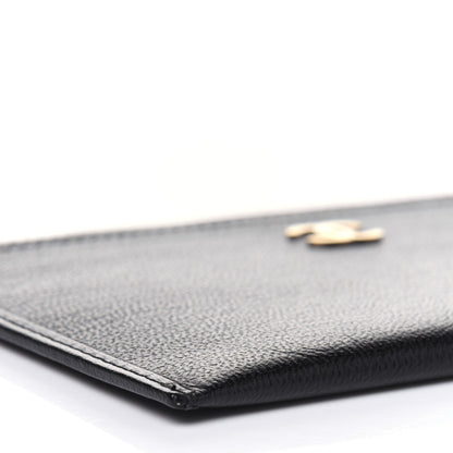 Chanel Goatskin CC Wallet Black 9 of 11