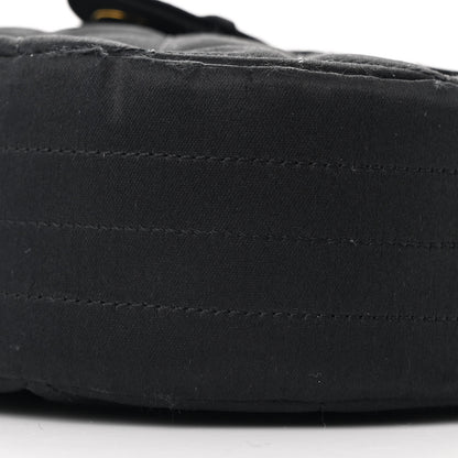 Chanel Satin Quilted Half Moon Flap Black 11 of 14