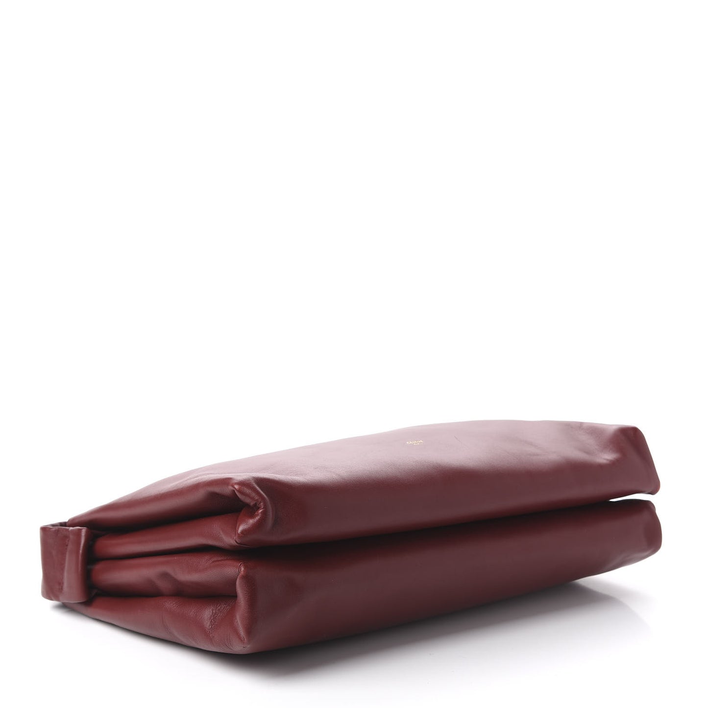 Lambskin Medium Knotted Bag Burgundy