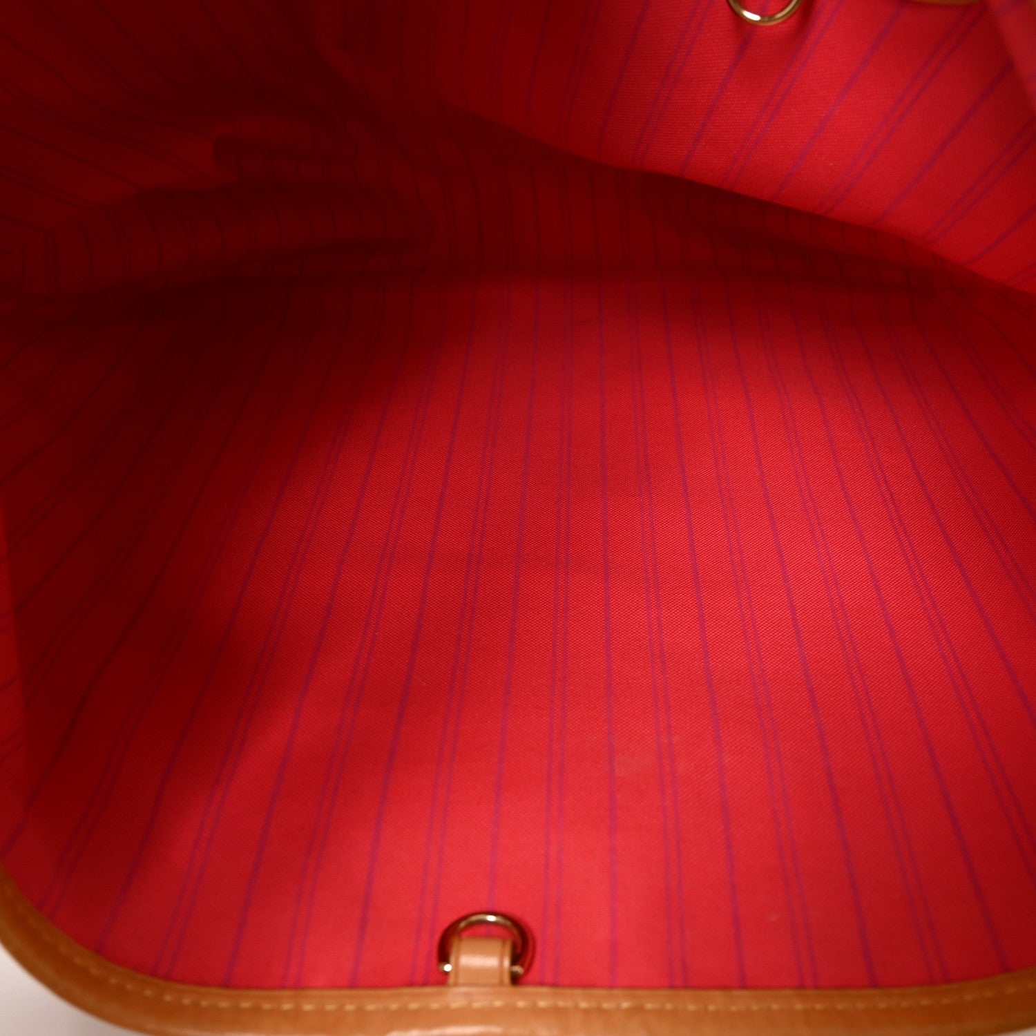 Louis Vuitton Damier Azur Delightful MM Pink 4 of 8