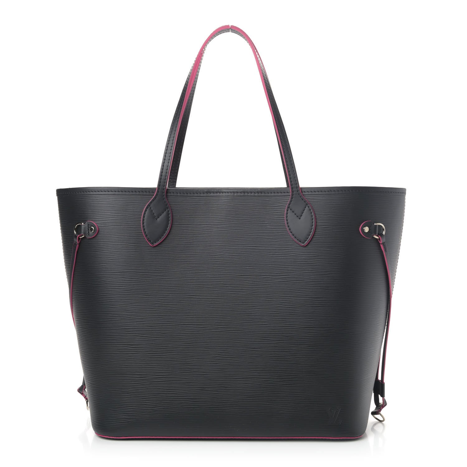 Louis Vuitton Epi Neverfull MM Black Hot Pink 1 of 6