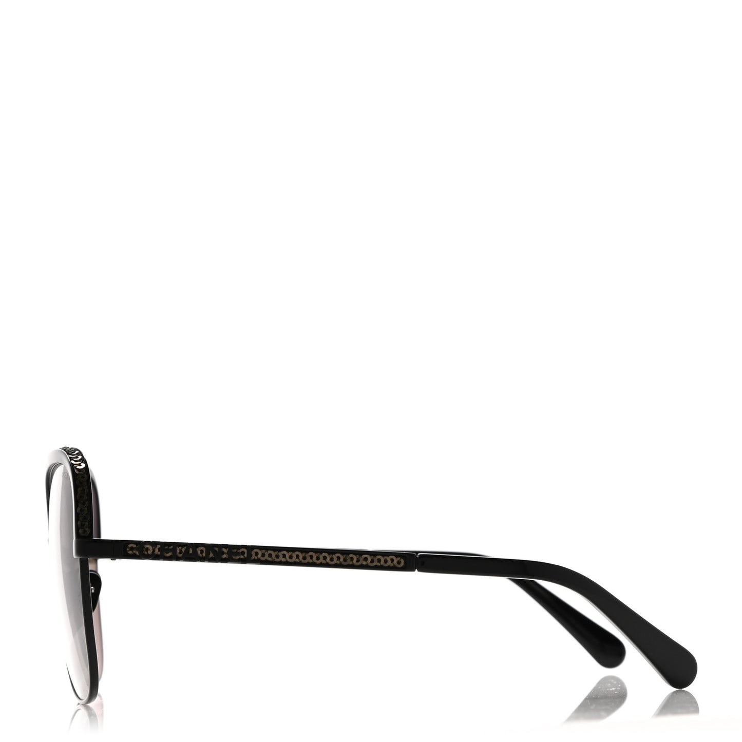 Square Frame Sequin Sunglasses 4270 Black