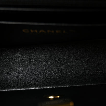 Chanel Lambskin Quilted Mini Rectangular Flap Black 5 of 10