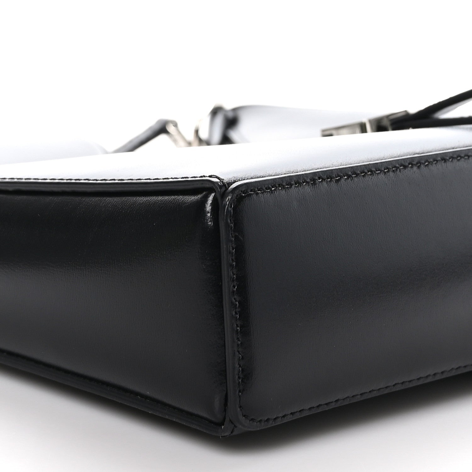 Givenchy Box Calfskin Small Cut Out Shoulder Bag Black 8 of 9