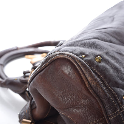 Chloe Calfskin Medium Paddington Satchel Chocolate 14 of 25