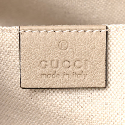 Gucci Wonka Grain Calfskin Small Diana Tote Bag Oatmeal Vintage Green 6 of 12