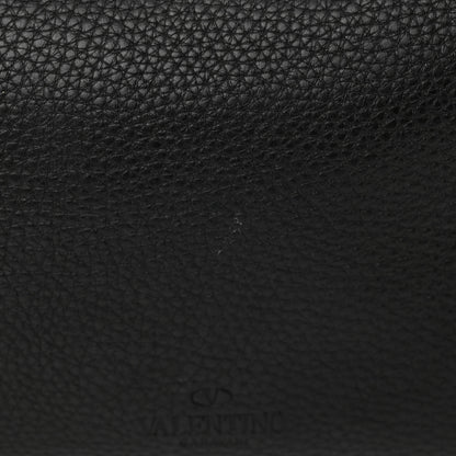Valentino Garavani Grained Calfskin Rockstud Shoulder Tote Black 13 of 13