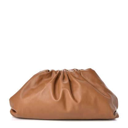Bottega Veneta Smooth Butter Calf The Pouch Oversized Clutch Cammello 1 of 9