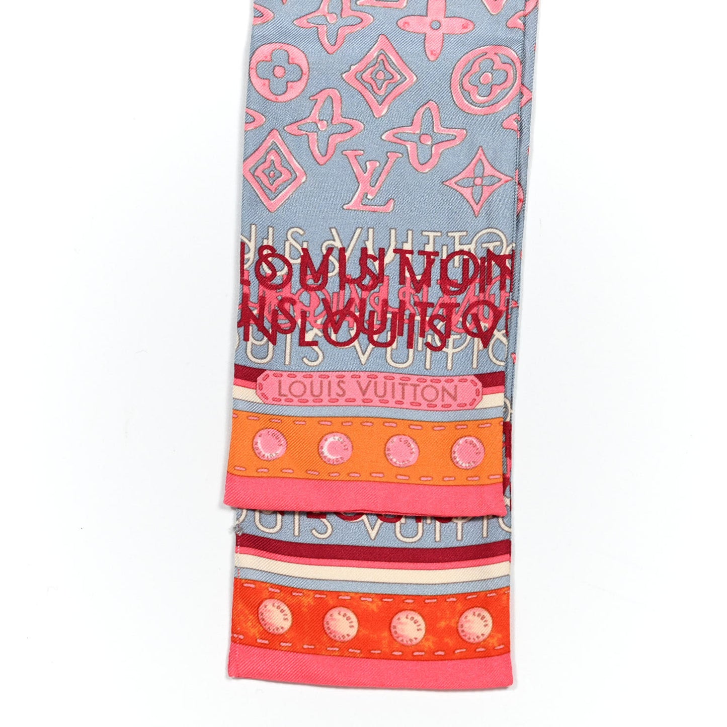 Silk Monogram Map Bandeau