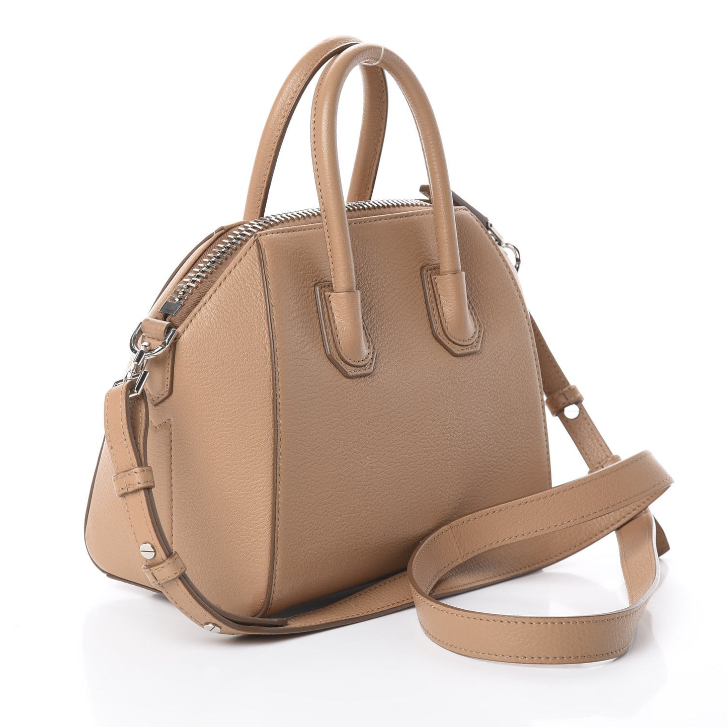 Sugar Goatskin Mini Antigona Beige