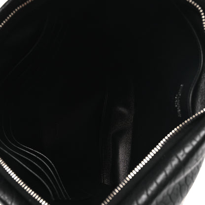Saint Laurent Calfskin Large Puffy Pouch Black 5 of 11