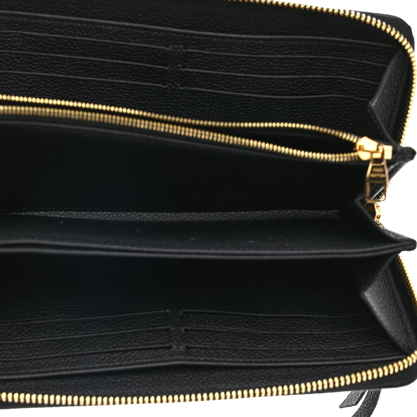 Empreinte Monogram Giant Zippy Wallet Black Beige
