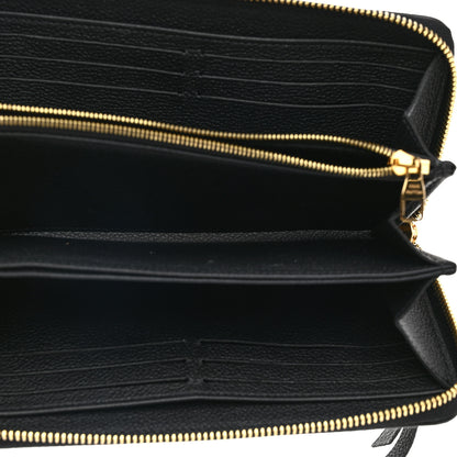Louis Vuitton Empreinte Monogram Giant Zippy Wallet Black Beige 5 of 8