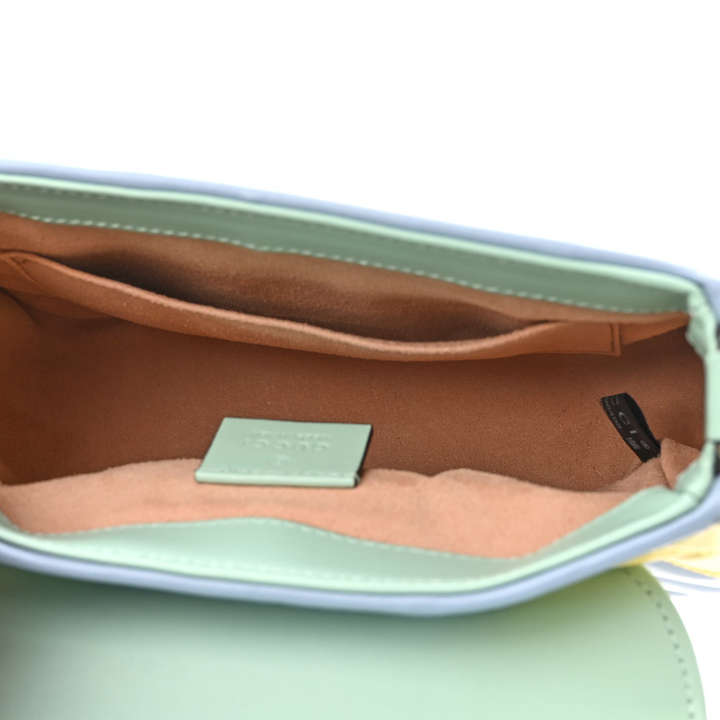 Calfskin Matelasse Diagonal Mini GG Marmont Top Handle Shoulder Bag Multicolor Pastel