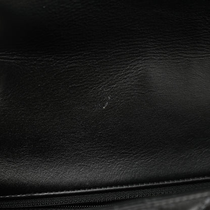 Chanel Crumpled Calfskin Medium Chain All Over Flap Black 13 of 14