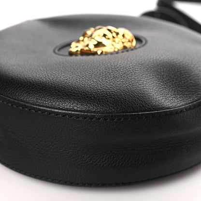 Versace Calfskin La Medusa Round Camera Bag Black 8 of 8