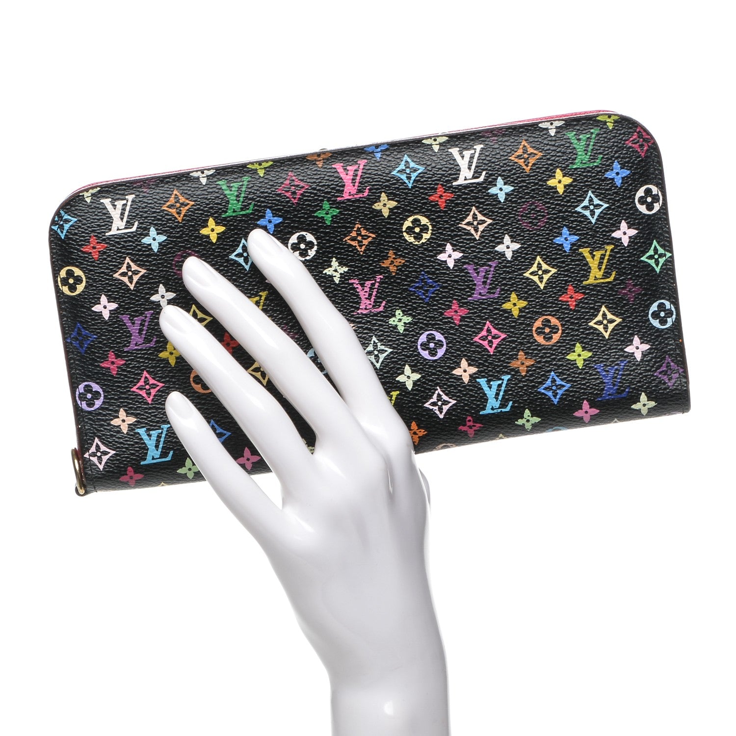 Louis Vuitton Monogram Multicolor Insolite Wallet Black Grenade 2 of 6