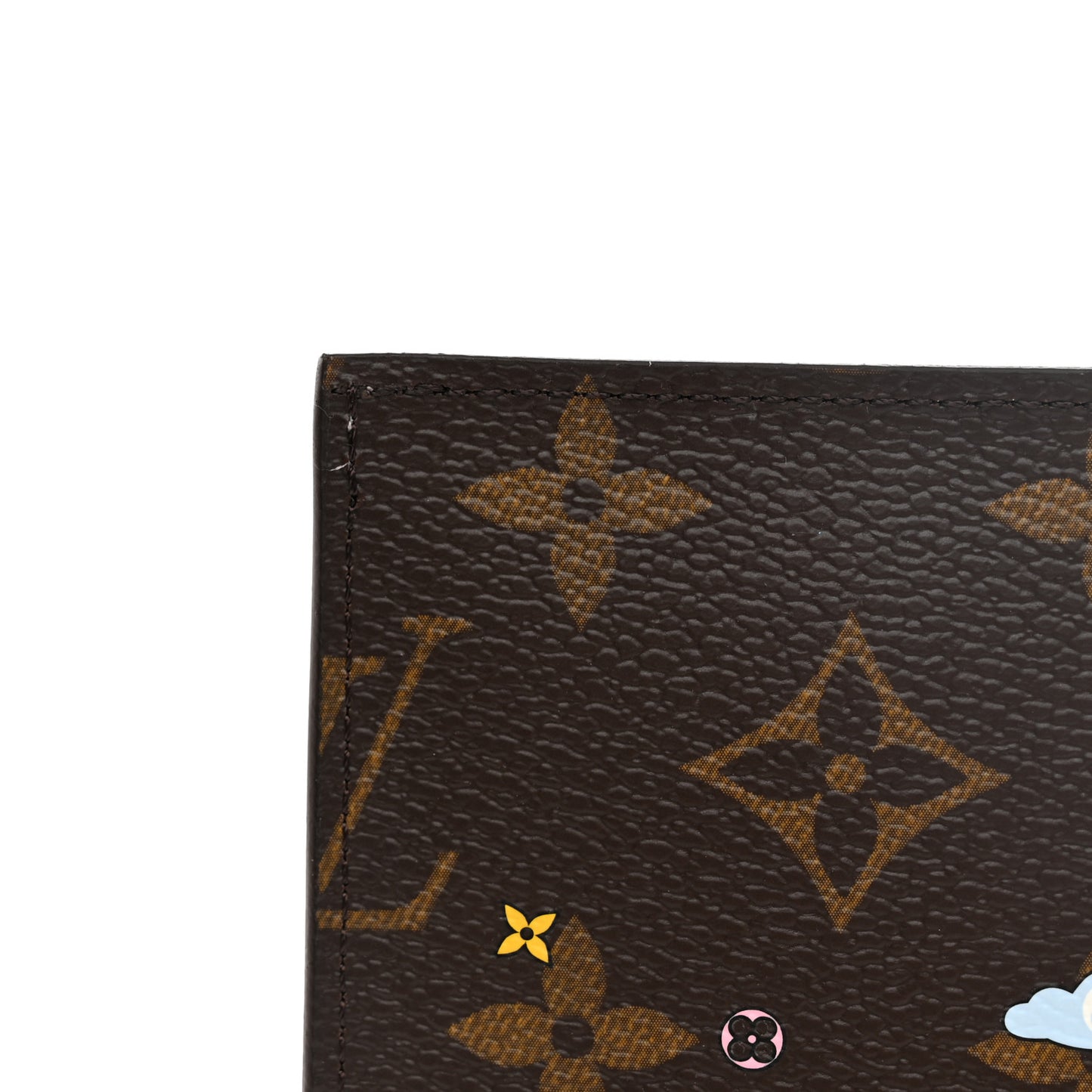 Monogram 2020 Christmas Animation Big Wheel Passport Cover Rose Ballerine