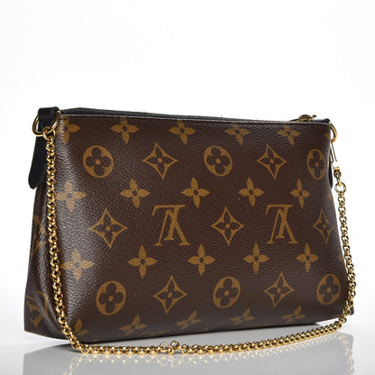 Louis Vuitton Monogram Pallas Clutch Black 3 of 7