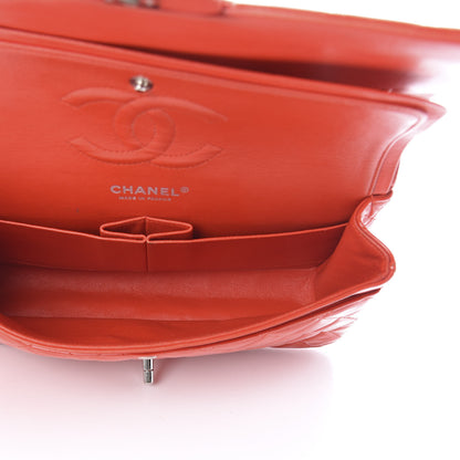 Chanel Patent Calfskin Quilted Medium Double Flap Red 5 of 15