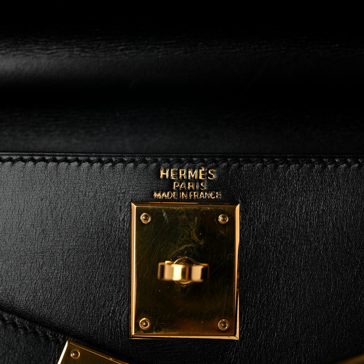 Hermes Box Kelly Sellier 28 Black 6 of 10