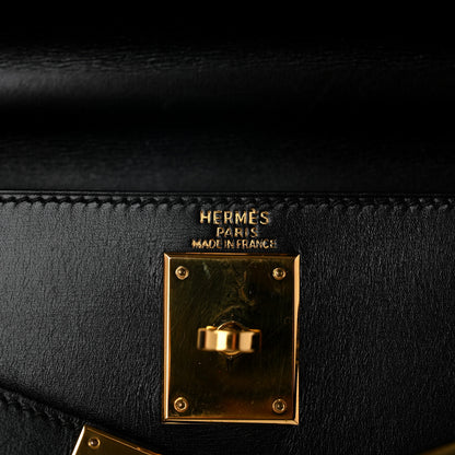 Hermes Box Kelly Sellier 28 Black 6 of 10