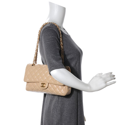 Chanel Caviar Quilted Medium Double Flap Beige 2 of 7