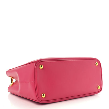 Prada Saffiano Small Galleria Double Zip Tote Peonia 4 of 12