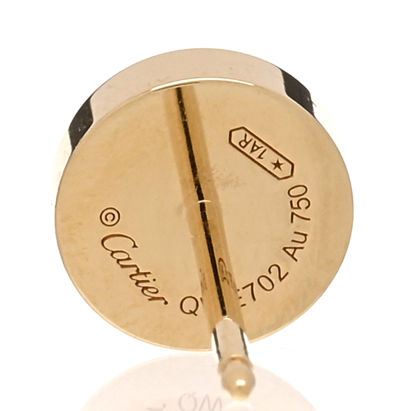 18K Yellow Gold LOVE Earrings