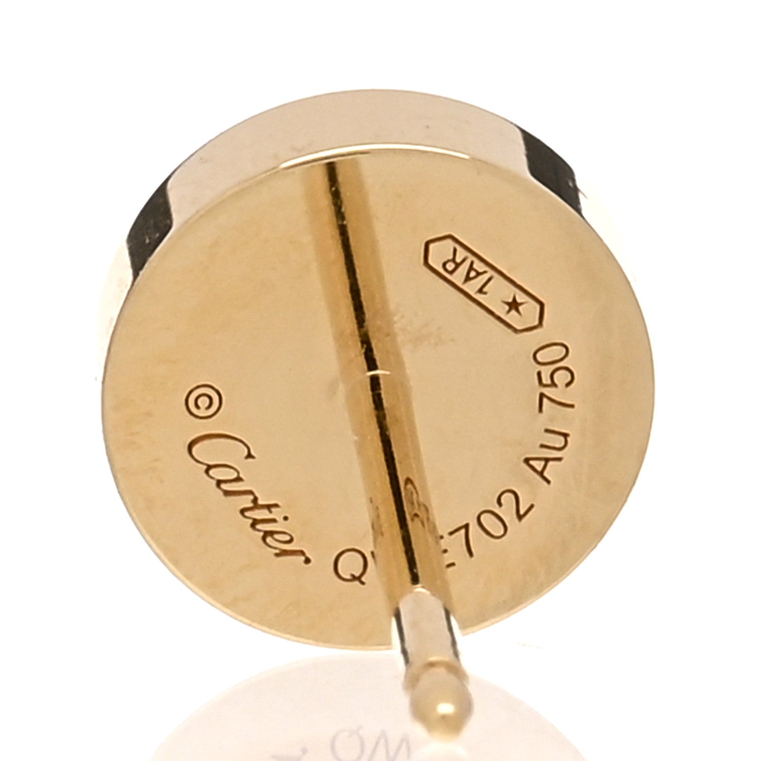 Cartier 18K Yellow Gold LOVE Earrings 4 of 5