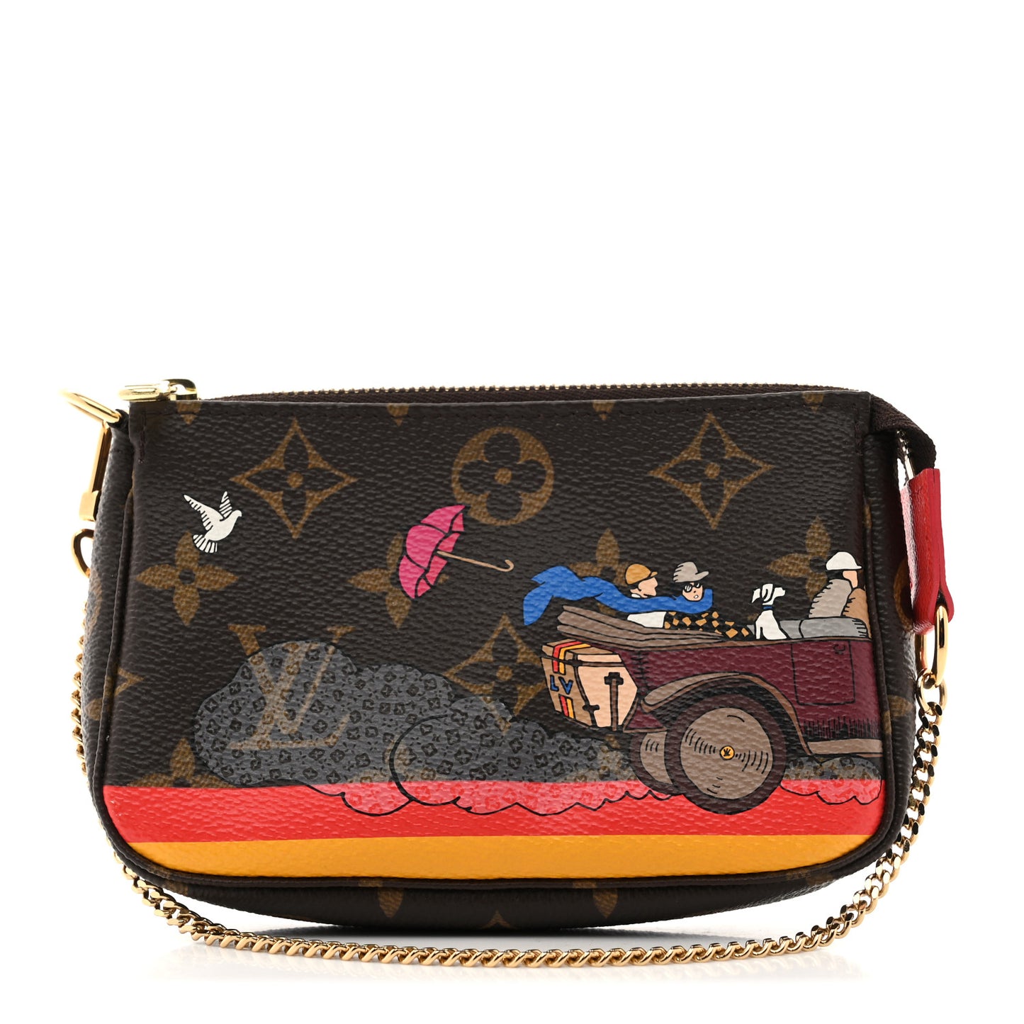 Monogram 2015 Christmas Animation Mini Pochette Accessories