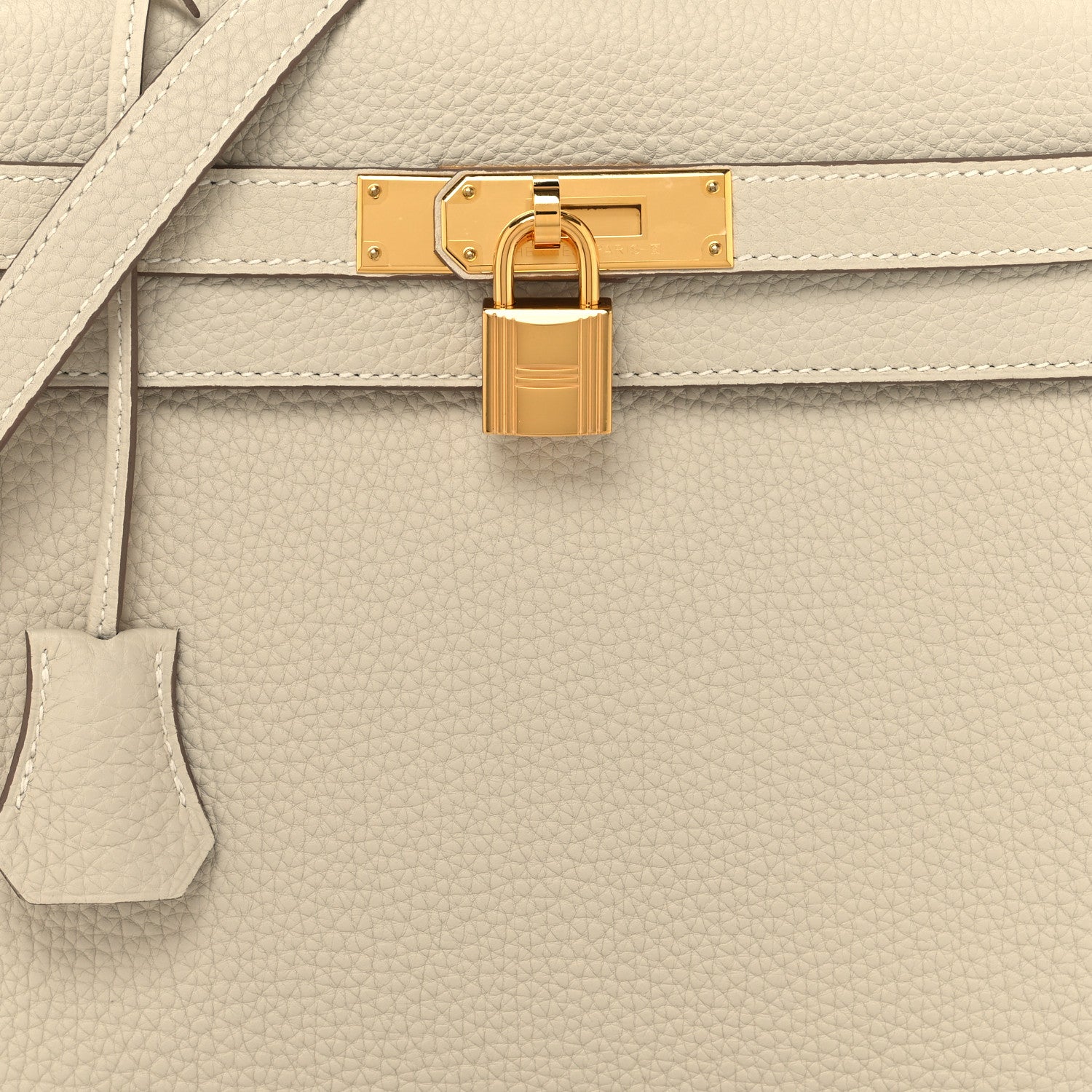 Hermes Togo Kelly Retourne 28 Craie 8 of 11