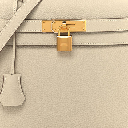 Hermes Togo Kelly Retourne 28 Craie 8 of 11