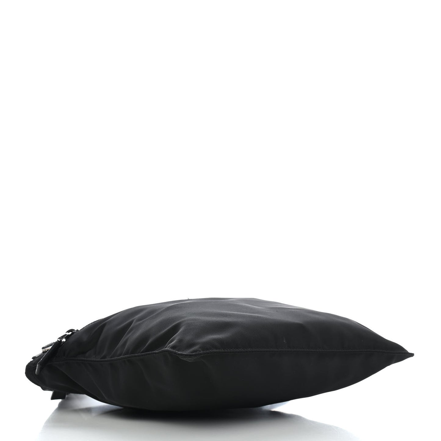 Nylon Vela Flat Messenger Bag Black