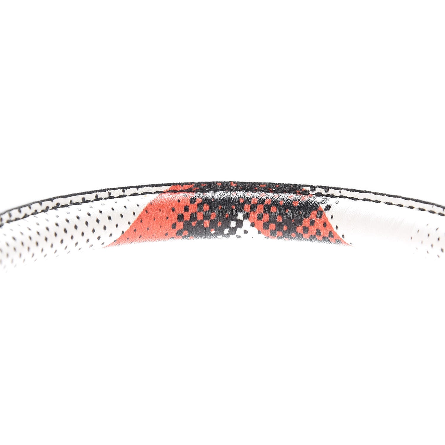 Prada Vitello Daino Eye Inside Bag Bianco Arancio 13 of 13